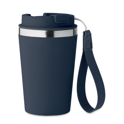 DOUBLE WALL TUMBLER 350 ML in Blue.