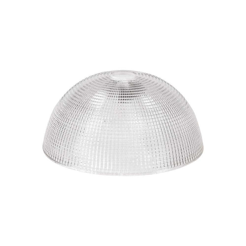 Luxuria Serena Round 30cm Prismatic Effect Clear Glass (O) Lampshade