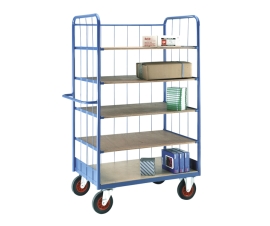 5 Tier Shelf Truck Trolley With Rod Superstructure (Capacity 500 kg)