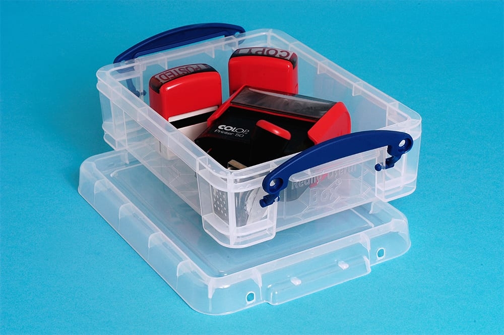 1.75 Litre Clear Really Useful Plastic Storage Box