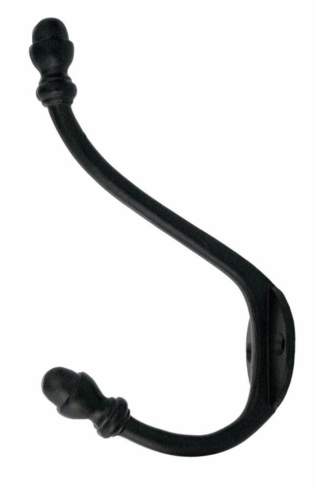 Anvil 83542 Black 6�'' Hat + Coat Hook