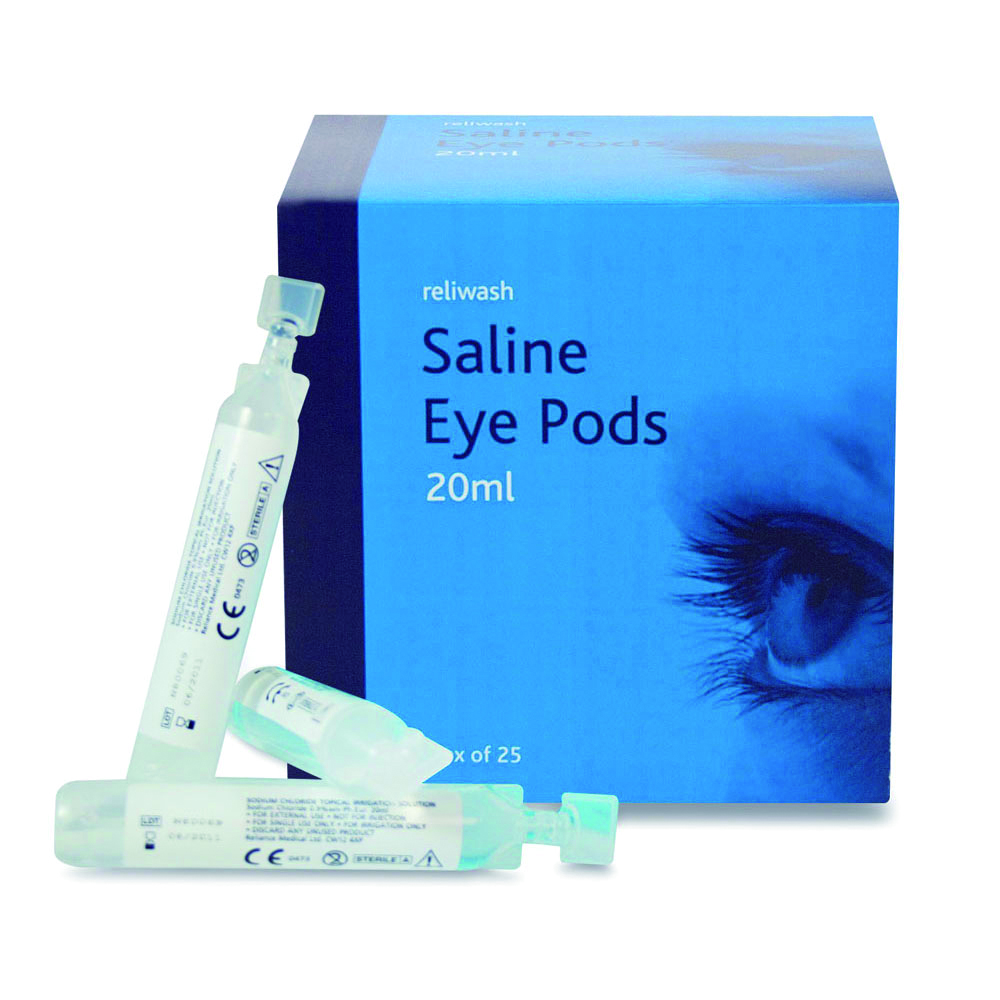 High Quality Sterile Eyewash Undines 25 X 20Ml For Schools