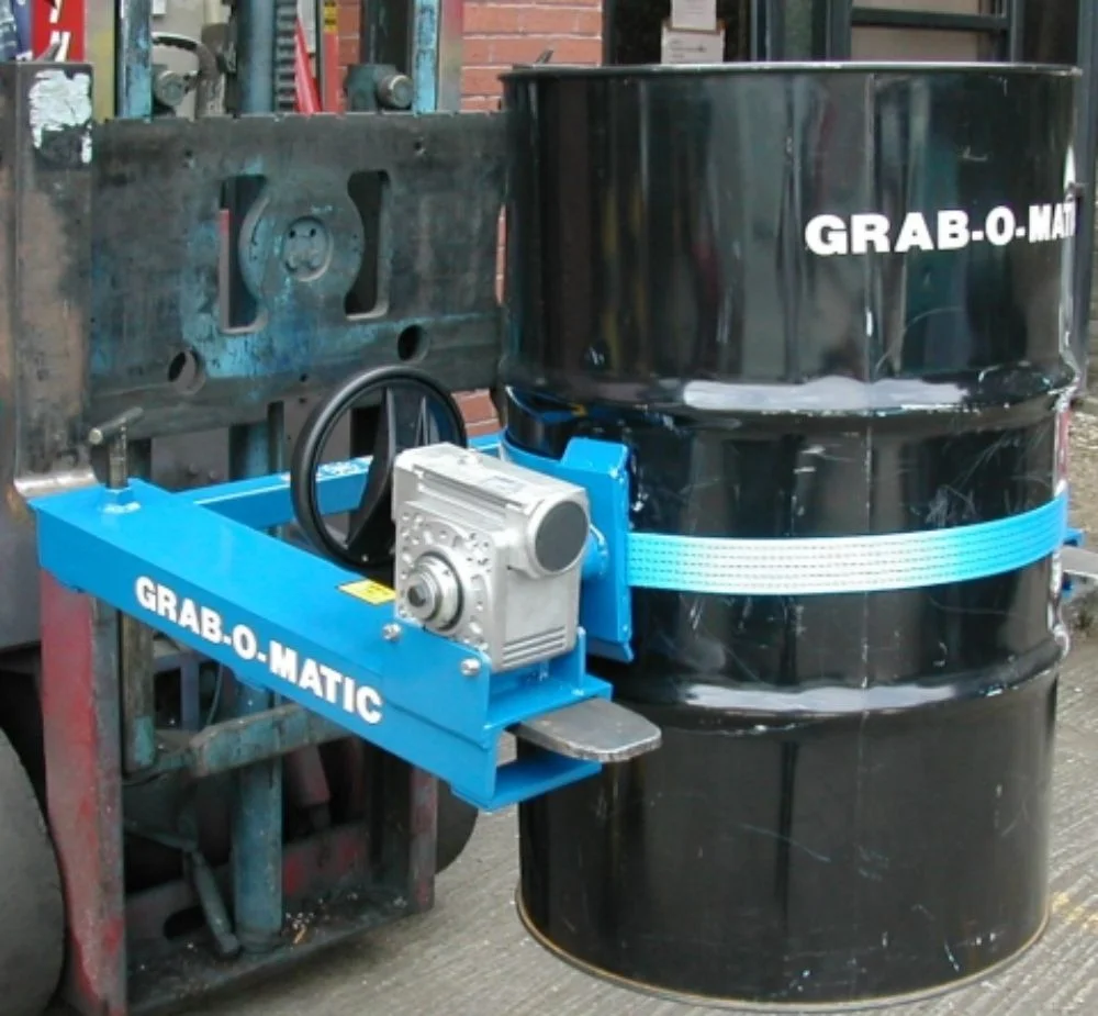 Industrial Drum Rotator For Controlled Dispensing