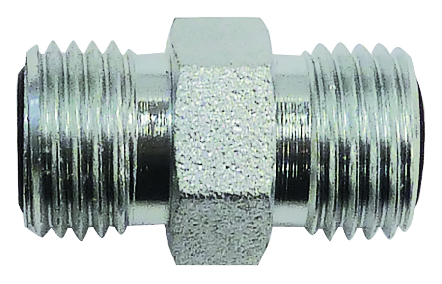 BURNETT & HILLMAN Straight Adaptor &#45; ORFS Male x ORFS Male O&#45;Ring Face Seals