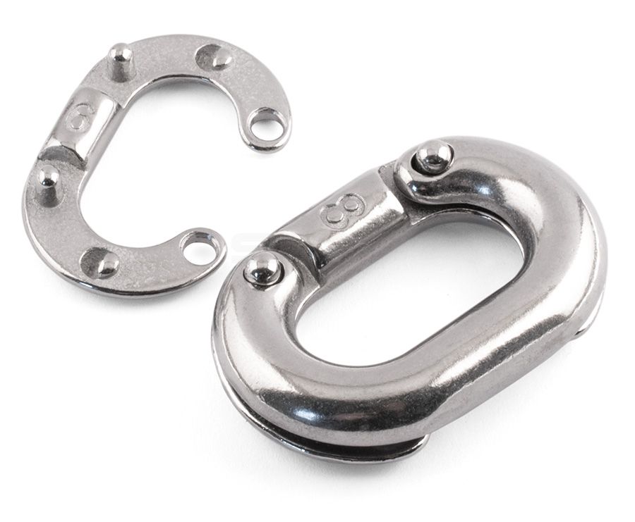 Split Connecting Chain Links - 316 / A4 Stainless Steel