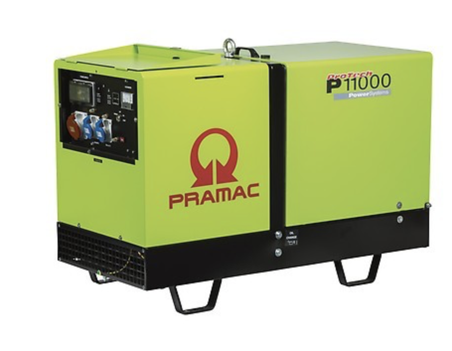 Pramac P11000 400v 3-Phase 3-Phase Portable Diesel Generator