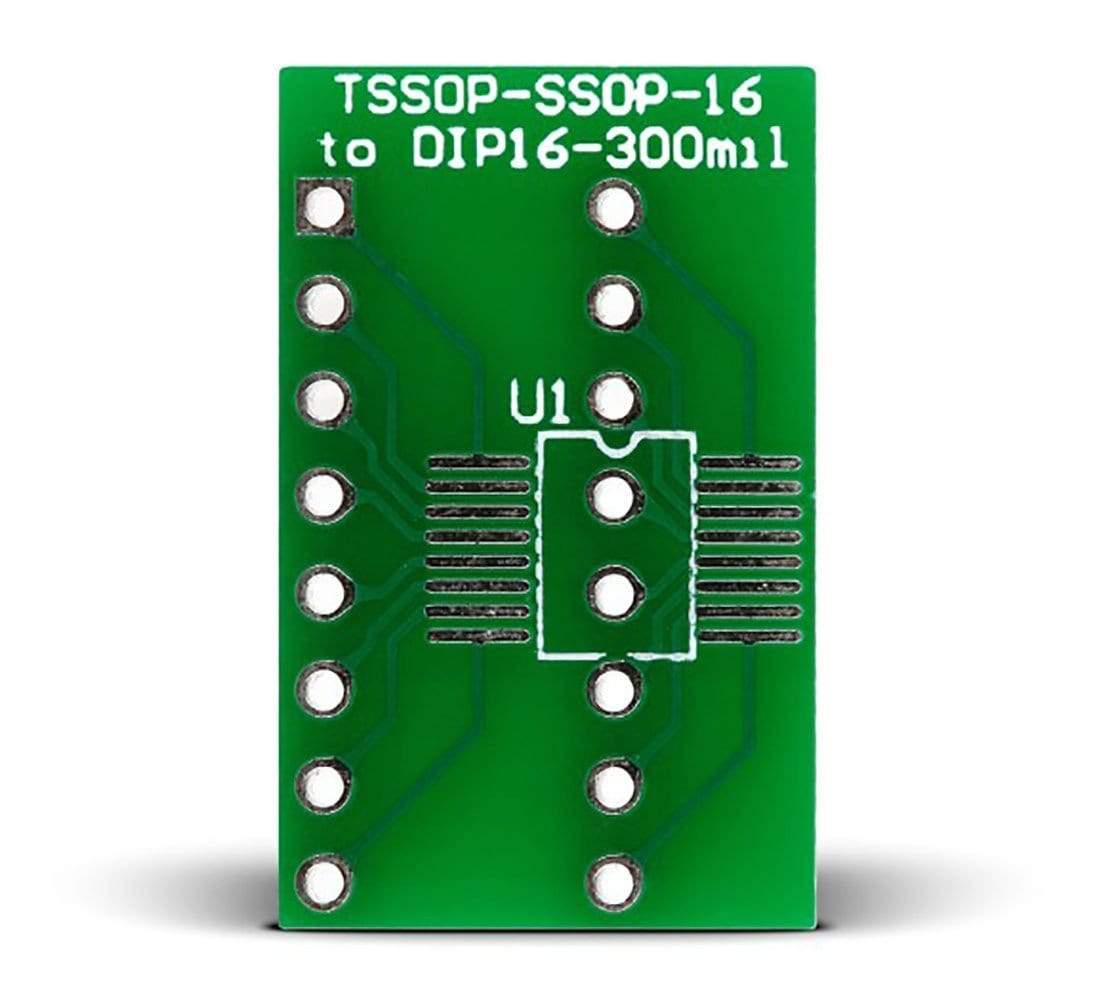 TSSOP-SSOP-16 to DIP16-300mil Adapter