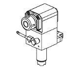 Radial HSK geared-down 2:1 driven tool VDI40 H&#61;185