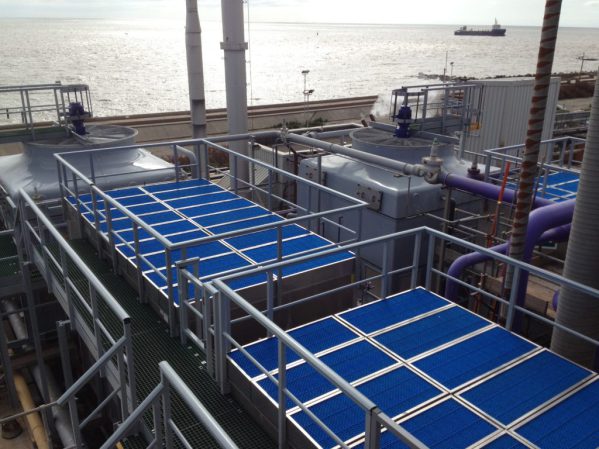 Robust GRP Cooling Tower Platforms