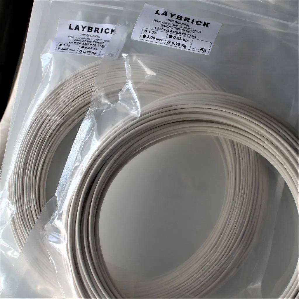 LayBrick 1.75mm 250gms 3D Printing filament Kai Parthy