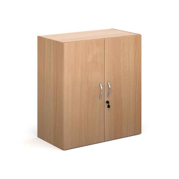 Contract Double Door Cupboard with 1 Shelf - Beech