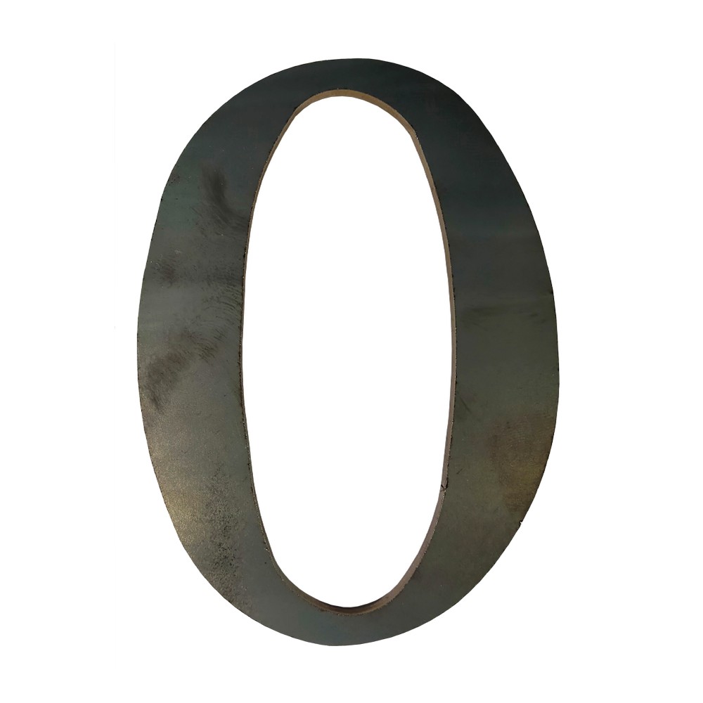 50mm High 3mm Thick Mild Steel Profiled Letter O