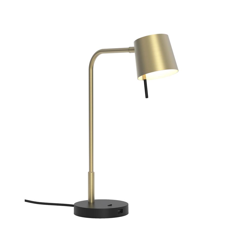 Astro Miura Desk USB Matt Gold Table Lamp