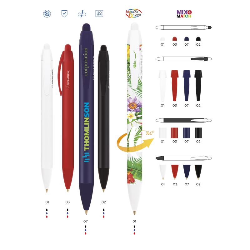 BIC&#174; Wide Body? BGUARD? Antibacterial Ballpen Digital