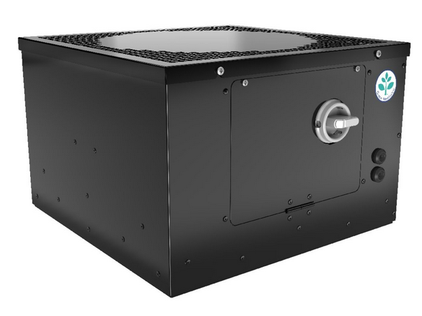 TFC 450 P Sileo Black. Single phase centrifugal fan with Variable Air Volume (VAV), pressure control. 6,050m³/h