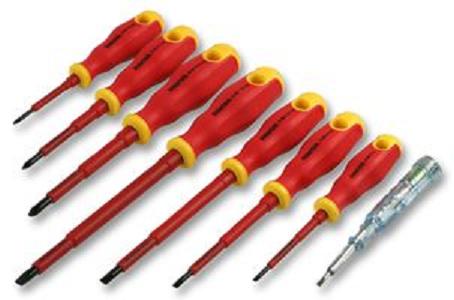 7pc VDE Screwdriver Set + Mains Tester
[CP-S/Driver]
