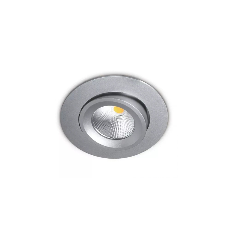 Kosnic Tatio Wall Washer LED Downlight 15W 36 Degree 3000K Silver