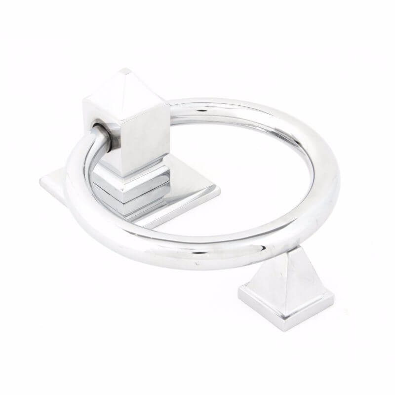 Anvil 83837 Polished Chrome Ring Door Knocker