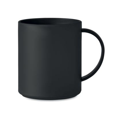 REUSABLE MUG 300 ML in Black.