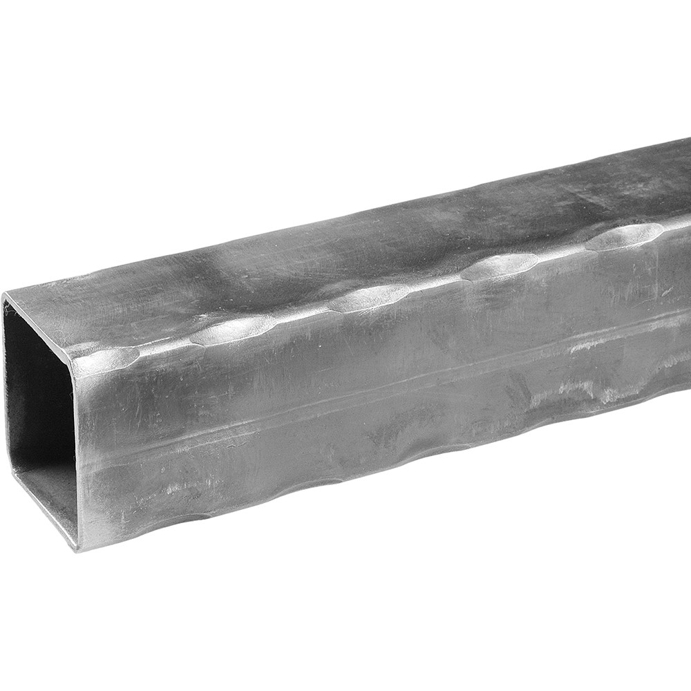 50 x 50 x 2mm x 3m Steel Square Box Section Hammered - Grade S235