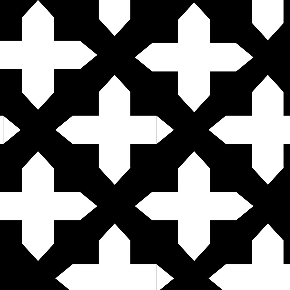 Perforated Metal Sheet Decorative Pointed Cross 1317 17.5mm holes - 1830mm x 915mm x 0.7mm brass