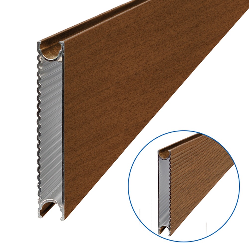 Elements Fence Board Golden Oak 6m Double-Sided Wood Effect 100 x 15mm