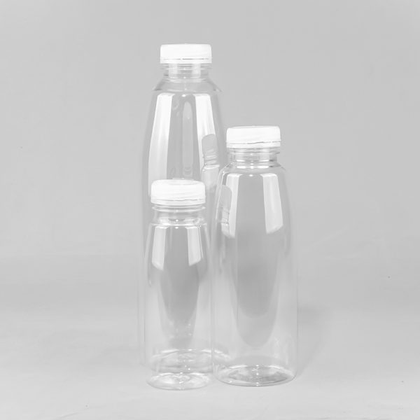 Clear NECTAR Plastic Juice and Smoothie Bottle PET 