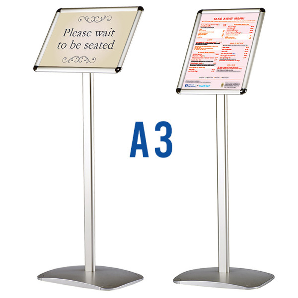 Free Standing Sign Holder Display Stand - A3