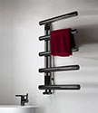 Tubular Black Chrome Towel Warmer (58PBC)