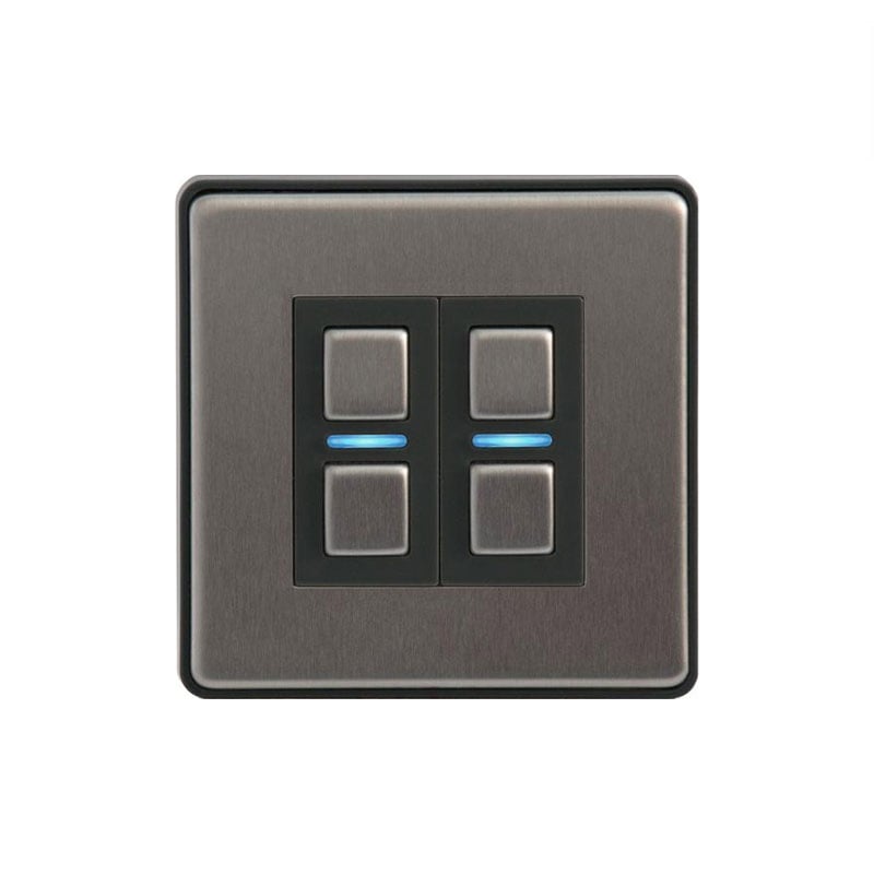 Lightwave RF Dimmer Switch Gen2 Stainless Steel 2G