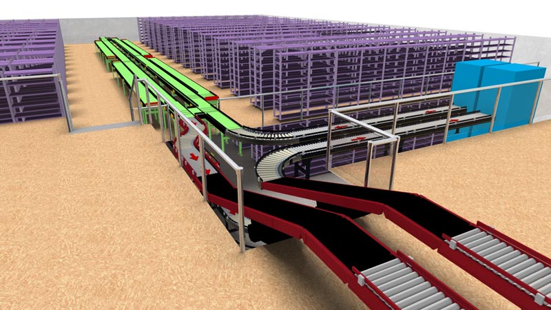 Modular Conveyor Systems For Warehouses