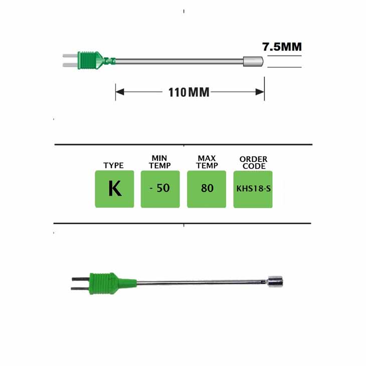 UK Providers Of KHS18-S - K Type Plug Mounted Surface Immersion Probe