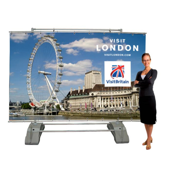 Giant Outdoor Banner Stand 2500mm Wide