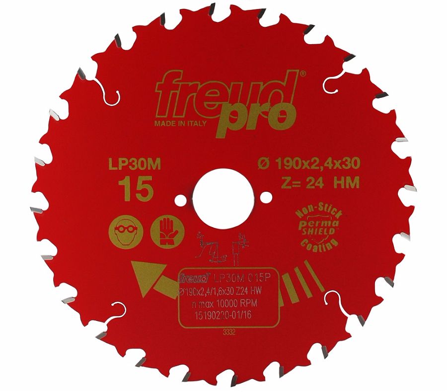 Freud HH GP Wood Saw Blade 190x30mm x T24