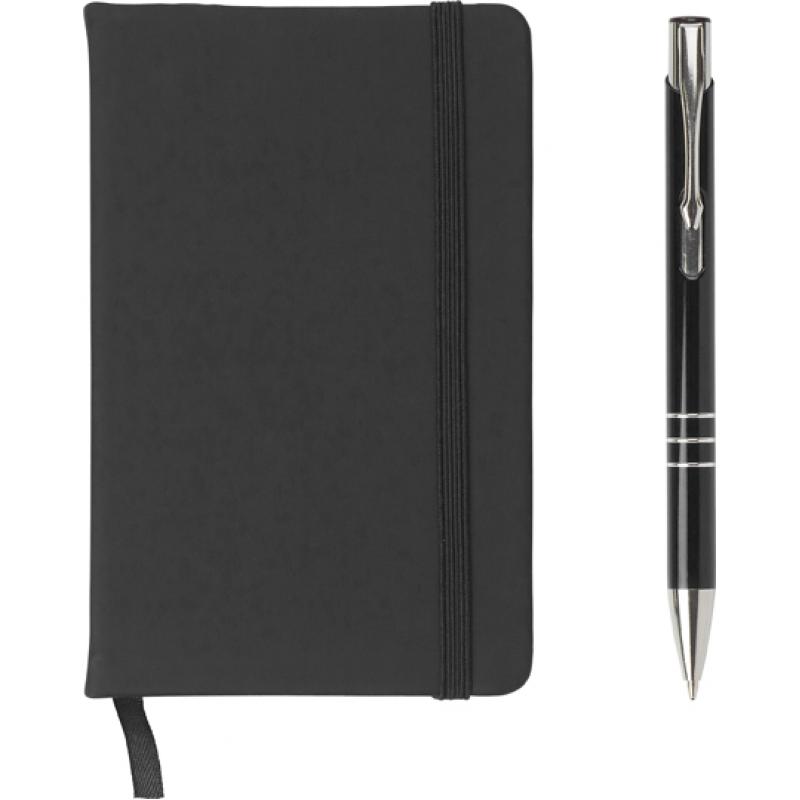 Notebook and ballpen set.