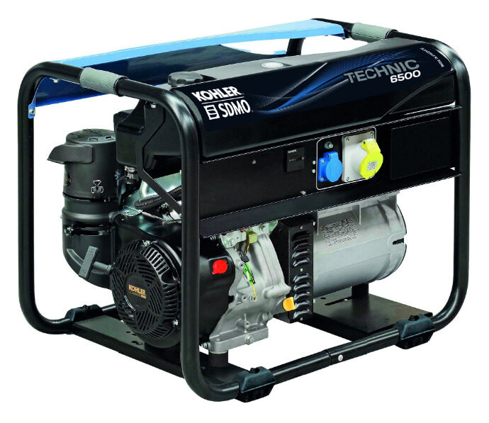 Kohler SDMO Technic 6500 UK 6500W Long Run Petrol Generator