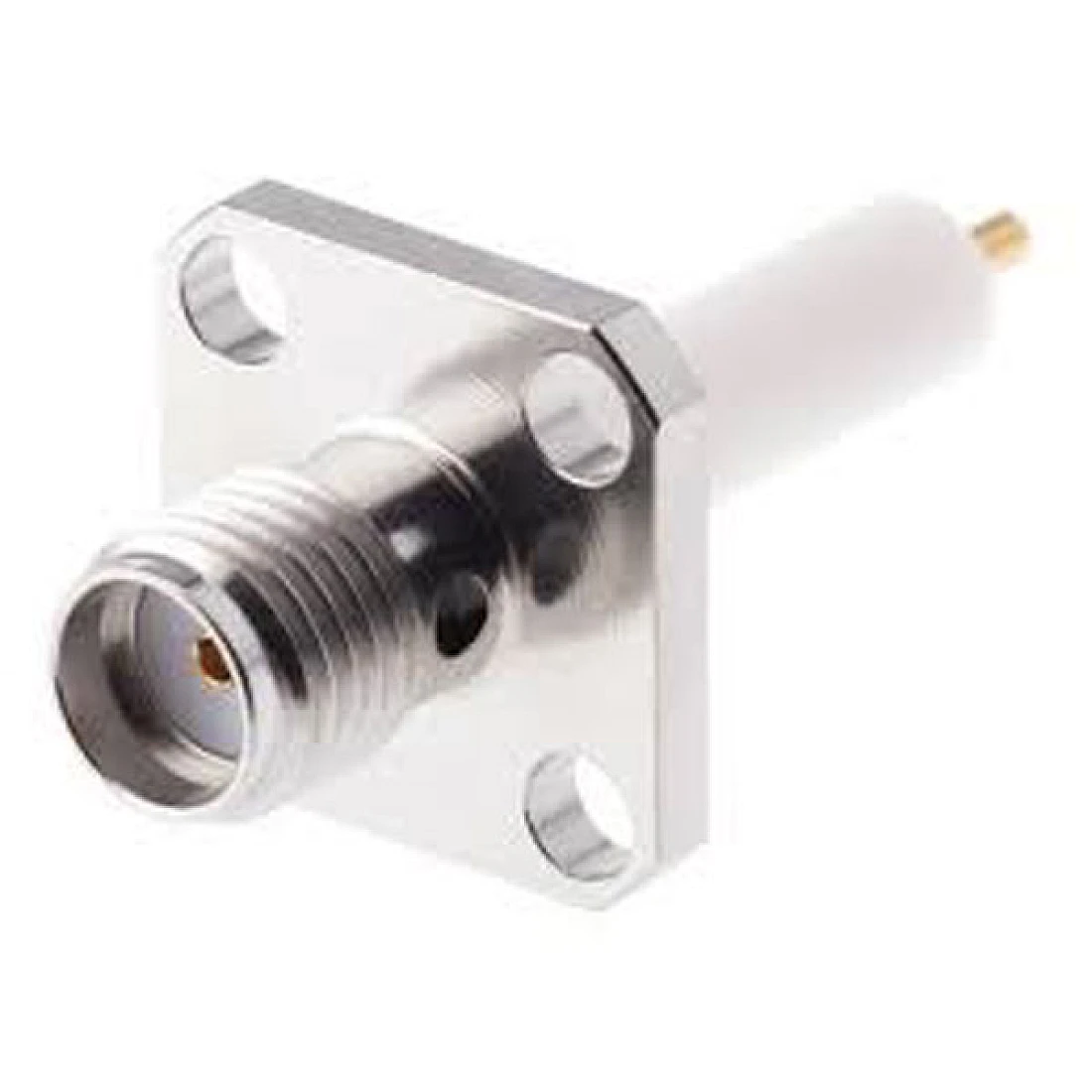 2040.42.2018.195 IMS SMA FLANGE MOUNT JACK 50 OHM WHITE BRONZE