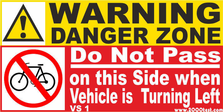 VS1 Do not Pass Vehicle Sign
[VS 1]