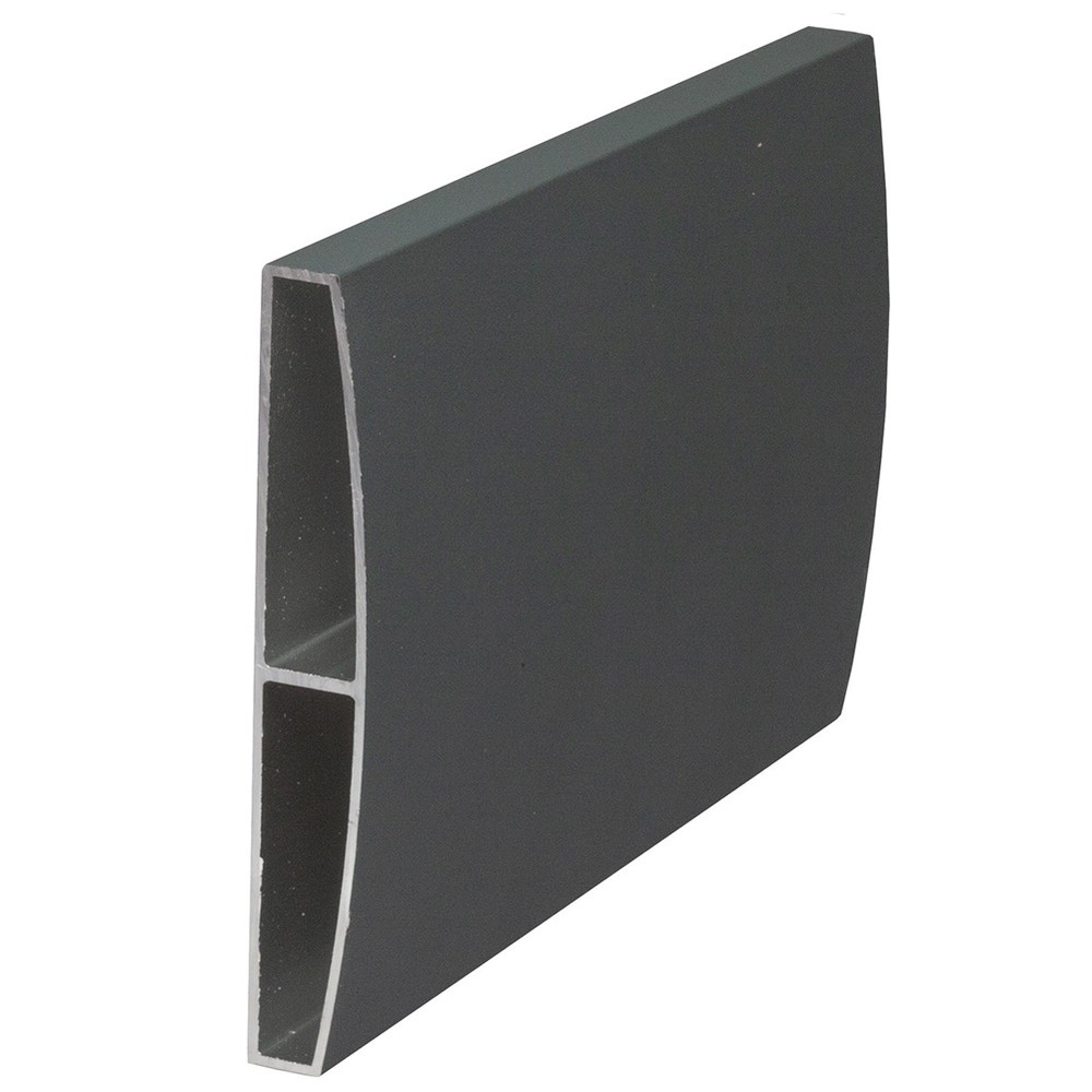 Marano Convex Fence Slat 6m Long Ral 7012 Grey Anthracite