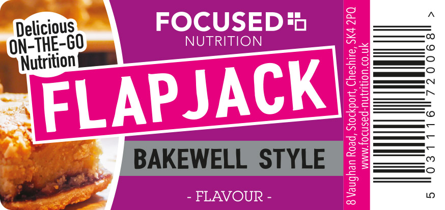 Bakewell Style Flapjack For UK Distributors