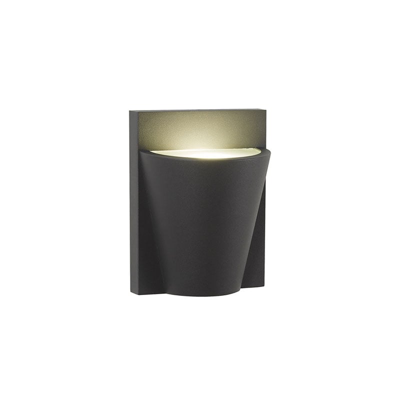 Forum Vesoul Aluminium GU10 Wall Light Anthracite