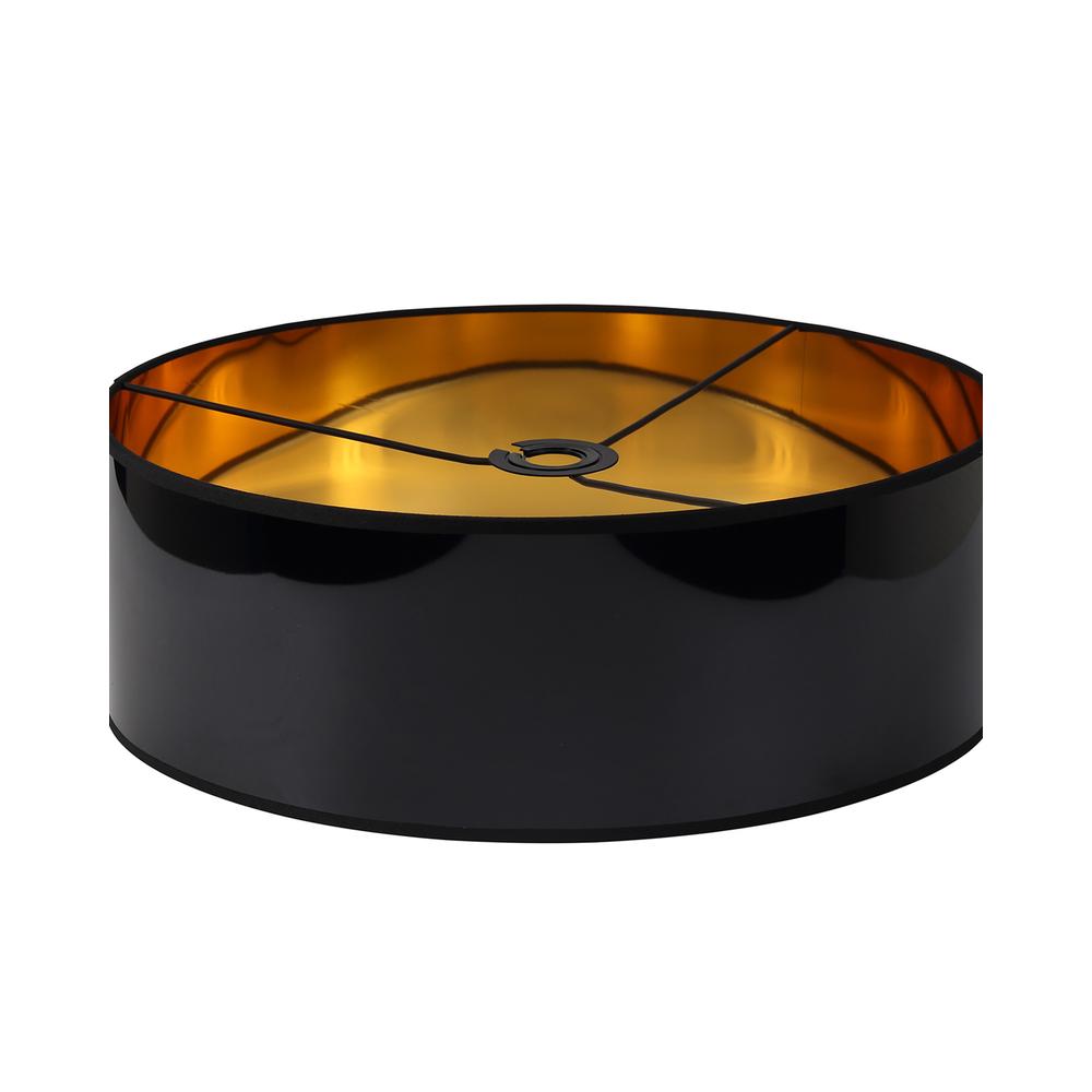 Luxuria Radiantum Round 450x150mm Shade (B) Gold/Black