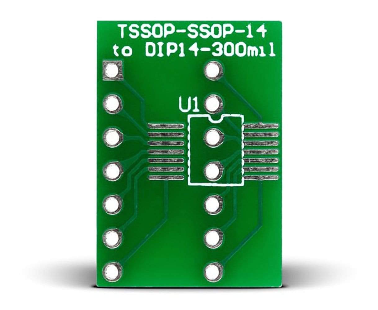 TSSOP-SSOP-14 to DIP14-300mil Adapter