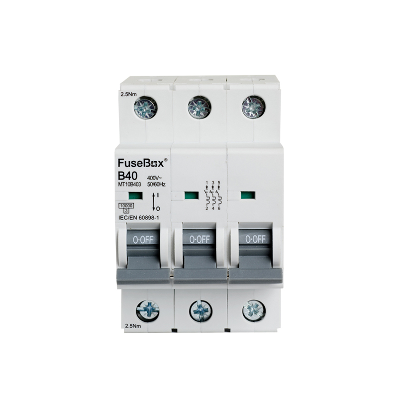 FuseBox MT10B403 MCB 40 Amp B Type 10kA 3 Pole