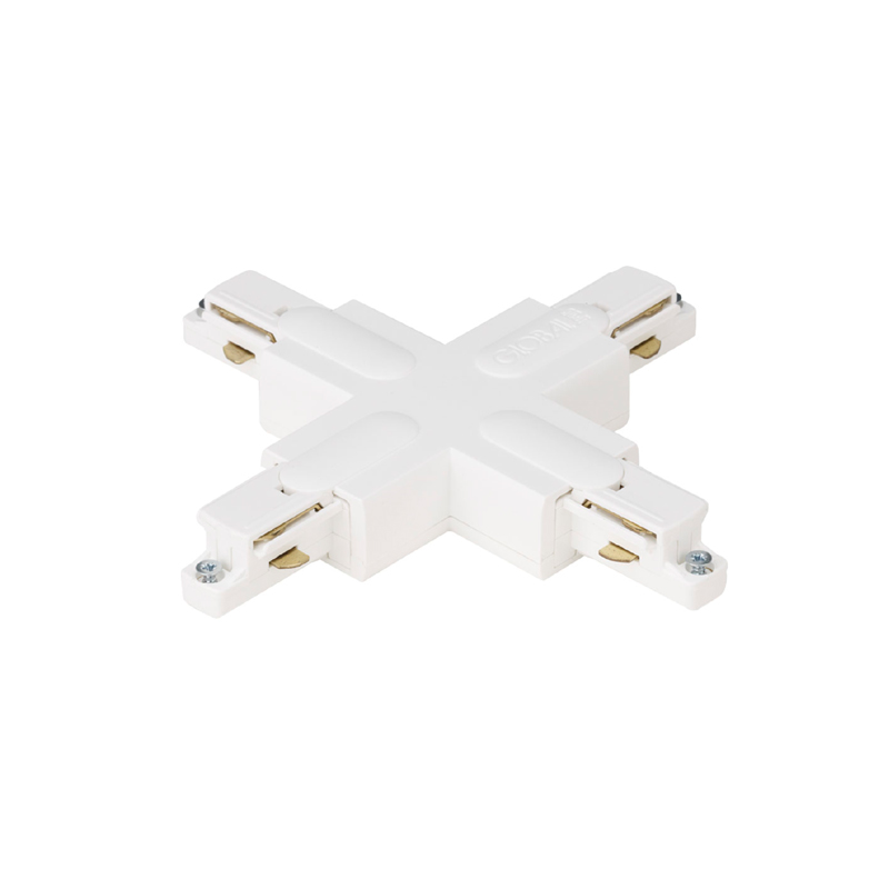 Aurora Single Circuit Track X Connector White