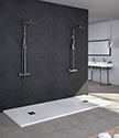 Duo Double Drain Colour Shower Tray (60VF)