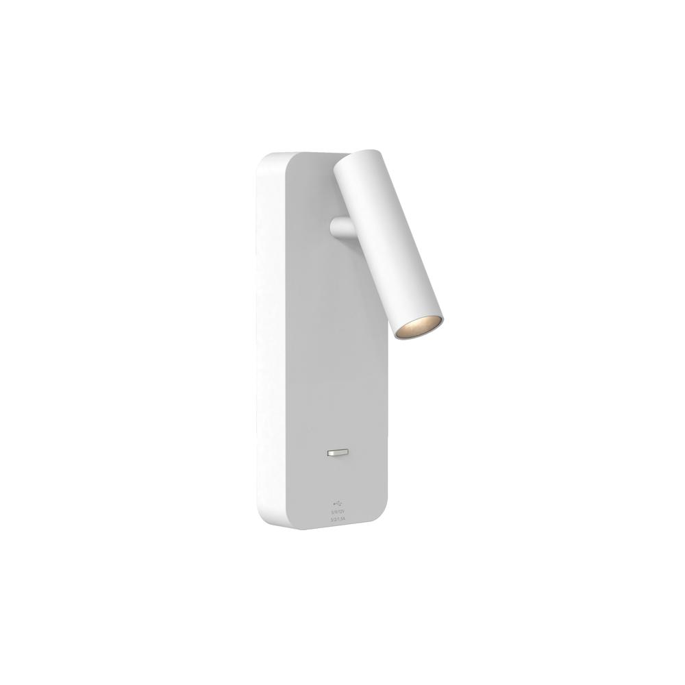 Astro Enna Surface USB A+C Matt White Reading Light