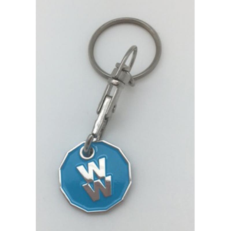 Trolley Coin Keyring