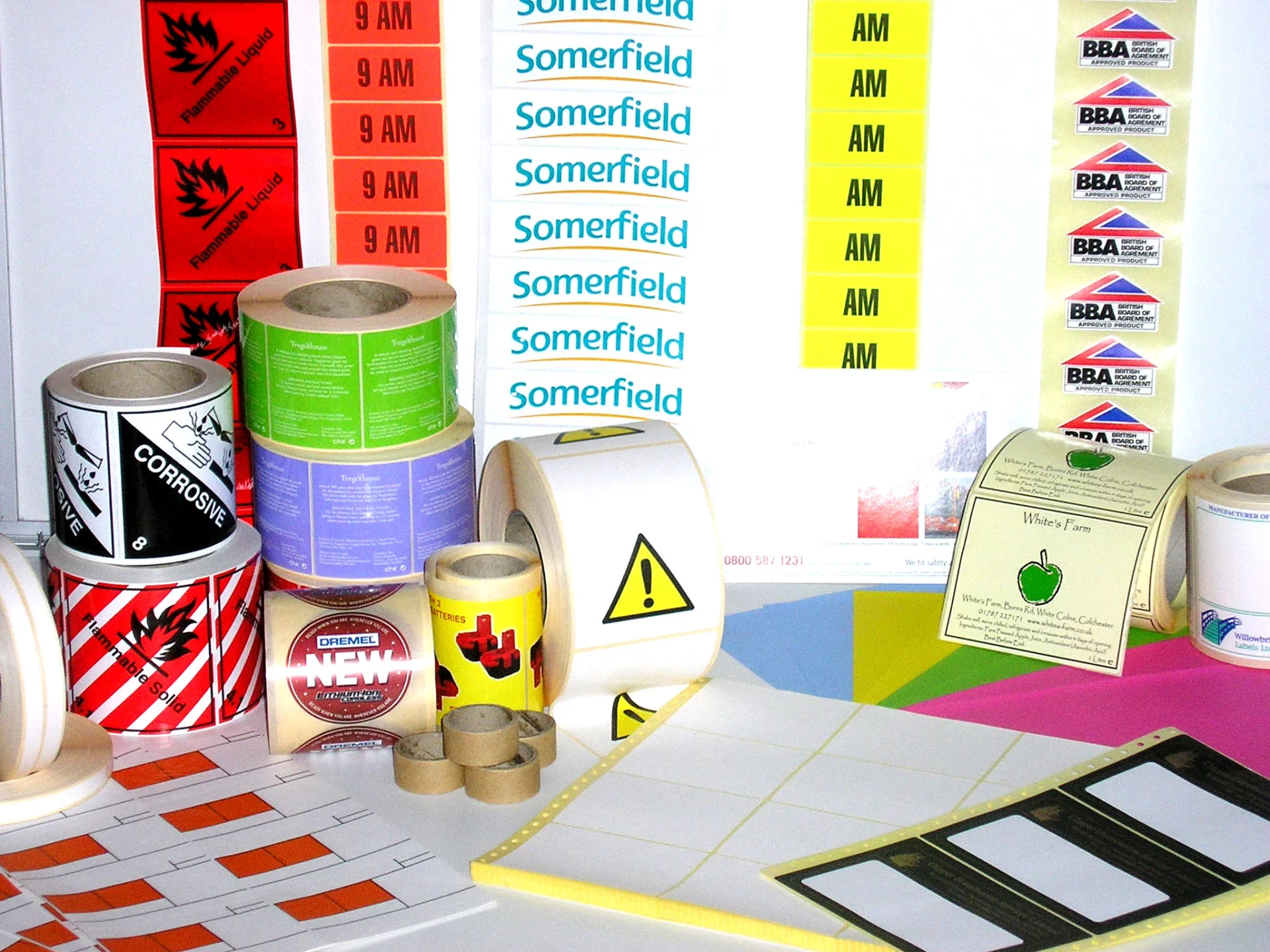 UK Suppliers Of Sheet Labels