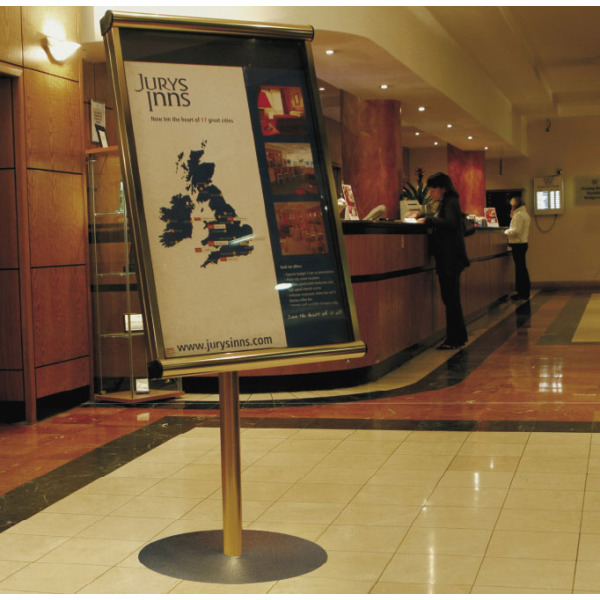 Contemporary Hotel Reception Information Stands